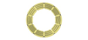 Diamond Core Bit - Waterway Configuration - Top