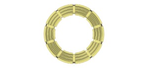 Diamond Core Bit - Waterway Configuration - Top