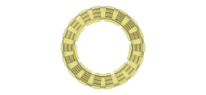 Diamond Core Bit - T-Turbo Waterway configuration - Top