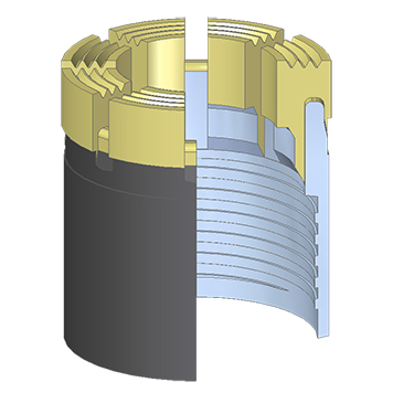 Waterway Configuration Free Flow Configuration Diamond Core Bit