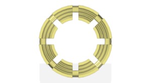 Waterway Configuration Free Flow Configuration Diamond Core Bit