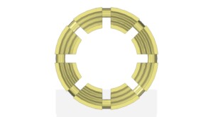 Waterway Configuration Free Flow Configuration Diamond Core Bit