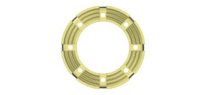 Waterway configuration - Face-Discharge - Diamond Core Bit