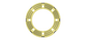 Waterway configuration - Face-Discharge - Diamond Core Bit